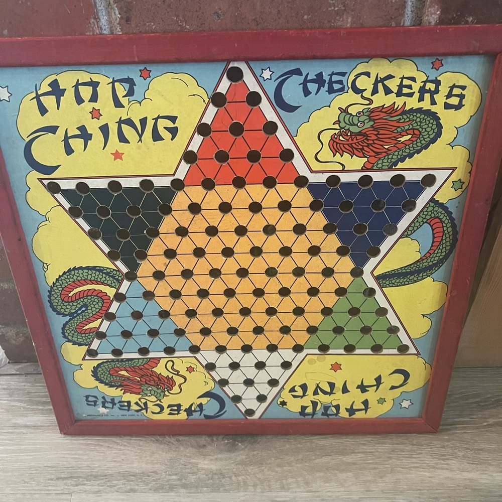 Vintage Chinese Checker board